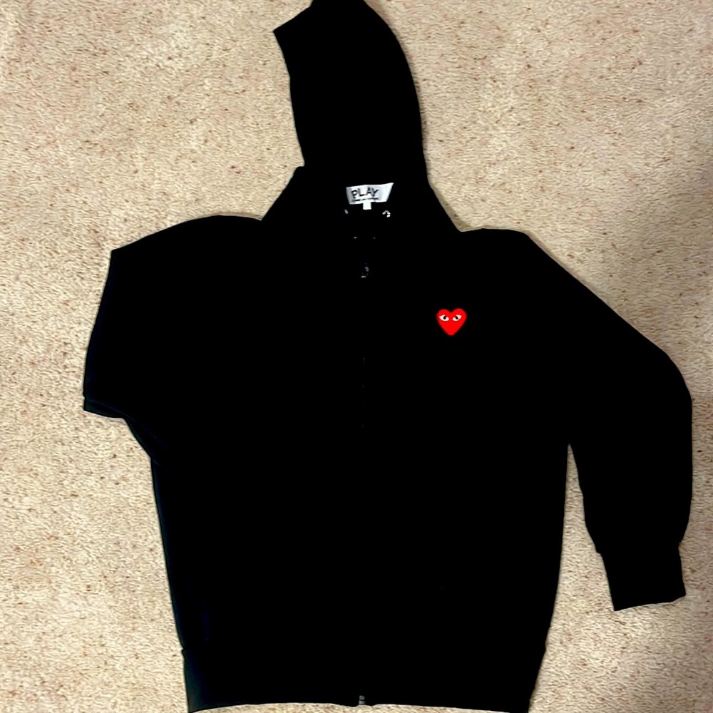 Comme Des Garçons PLAY Zip-Up Hoodie